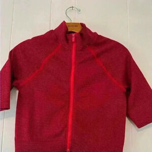 Fabletics Jenny Seamless Cropped Zip Jacket L used like a New